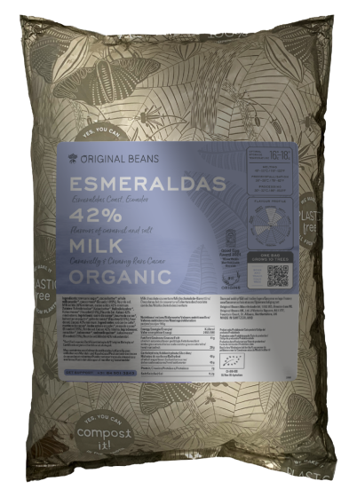Esmeraldas Milk 42% (EU organic) 2000g.