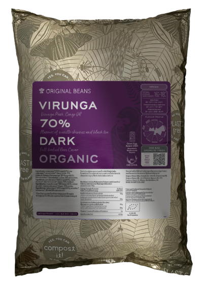 Cru Virunga 70% (EU organic) 2000g.