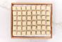Kokos/hvid chokolade kage 3x3cm (EU organic)